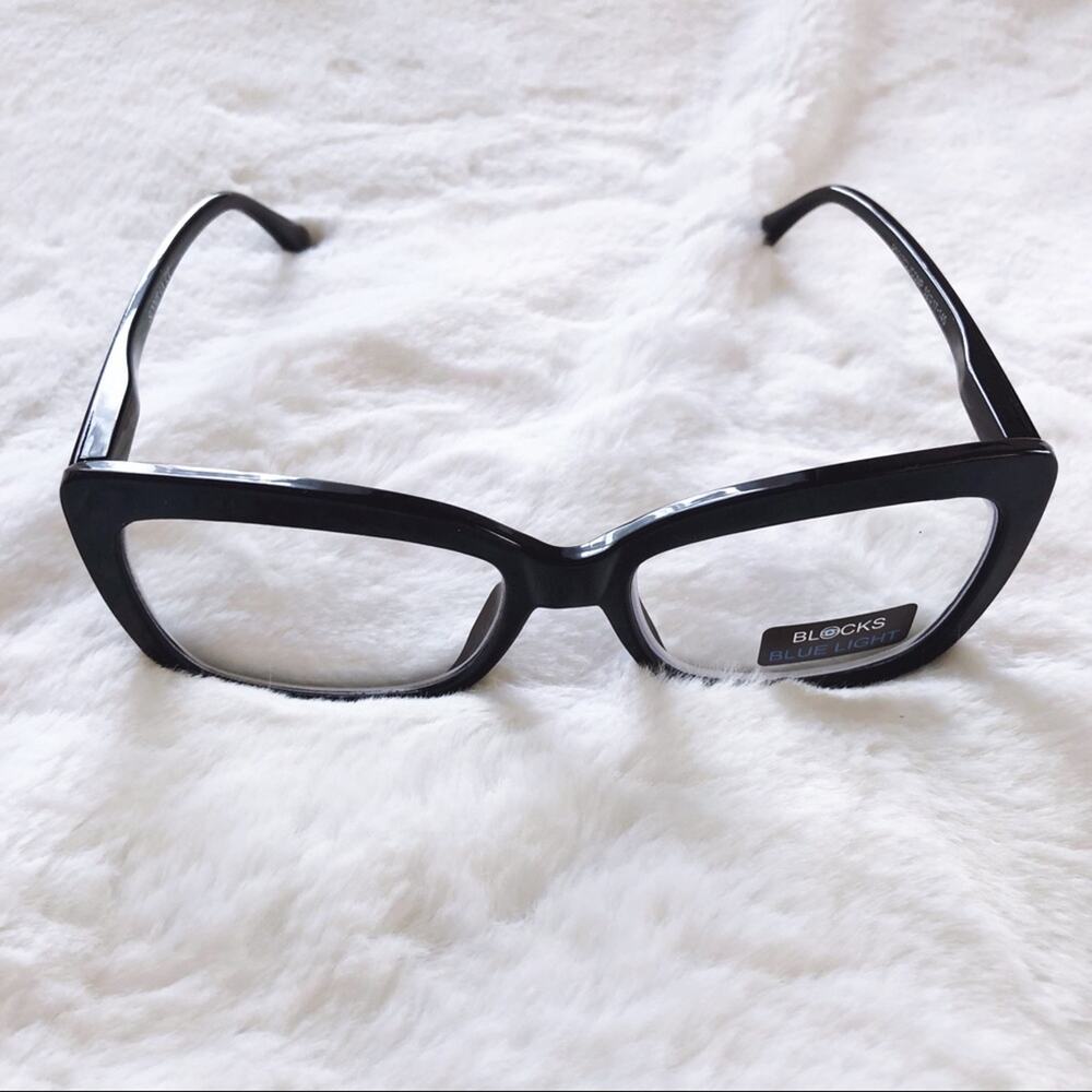 Grace Black Computer Blue Light Glasses - Picture 6 of 12